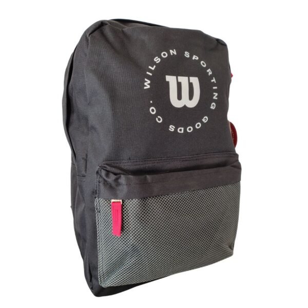 Mochila Wilson Negra 2 cierres