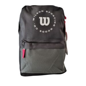 Mochila Wilson Negra 2 cierres - Image 2