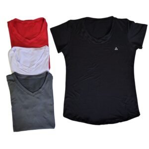 Remera cuello V