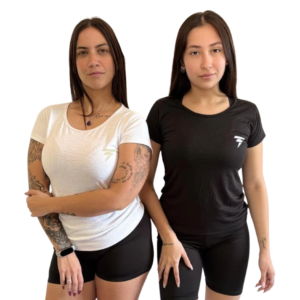Remera dama microperforada